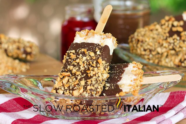 frozen summer treats on serving platter