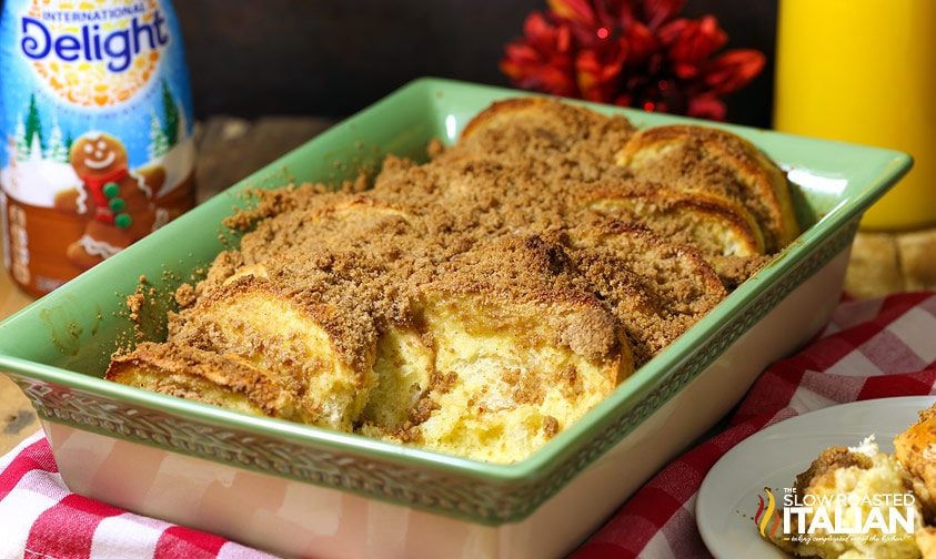 gingerbread french toast casserole