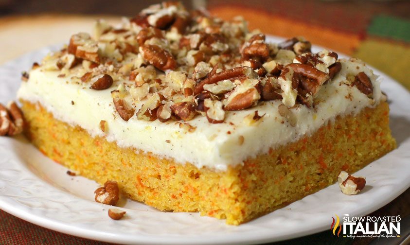 simple carrot cake with cheesecake frosting