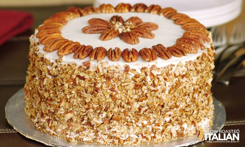 The Best Ever Carrot Cake with Toasted Pecans 