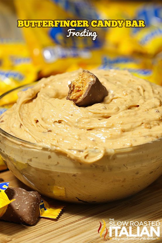 Butterfinger Brownie Frosting