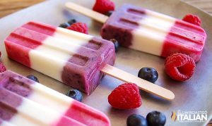 red white and blue popsicles