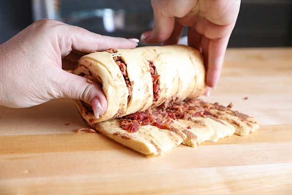 Lazy Day Bacon Cinnamon Rolls