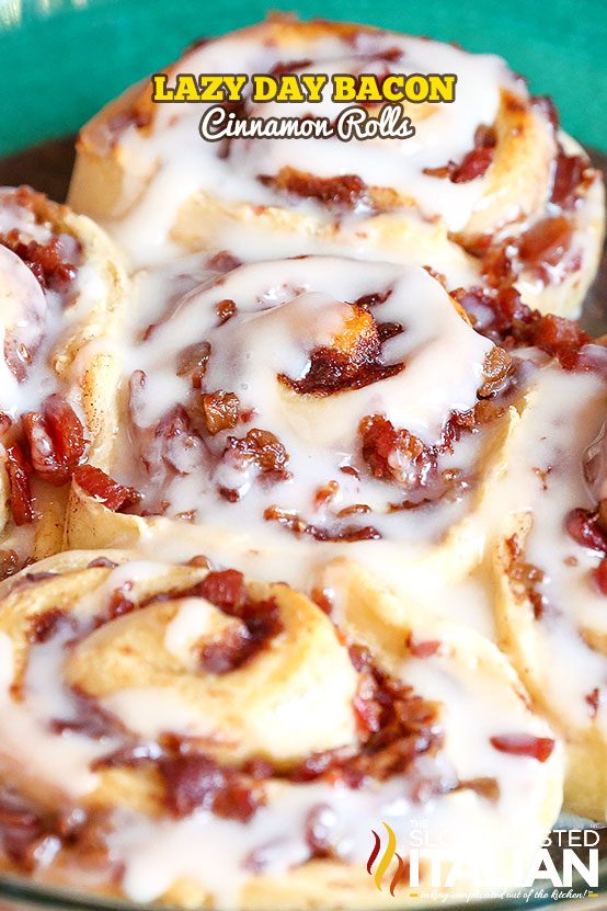 Lazy Day Bacon Cinnamon Rolls