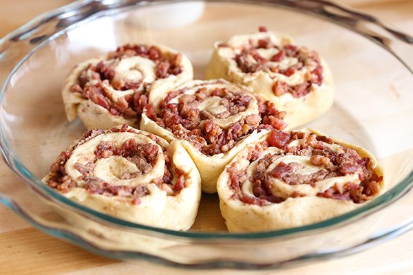 Lazy Day Bacon Cinnamon Rolls