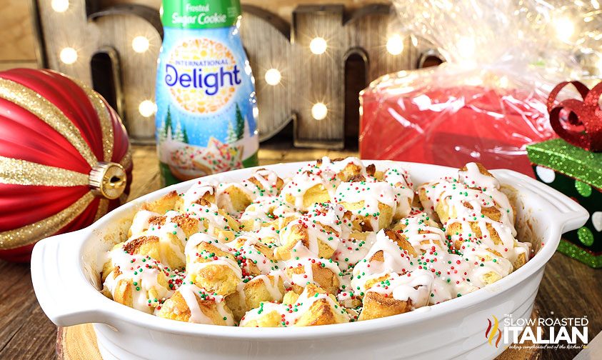 sugar cookie french toast casserole