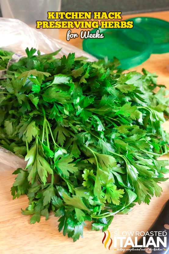 Kitchen Hack: Preserving Fresh Herbs