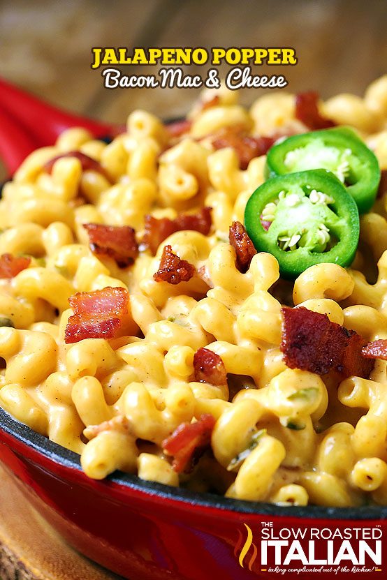 Jalapeno Popper Bacon Mac and Cheese