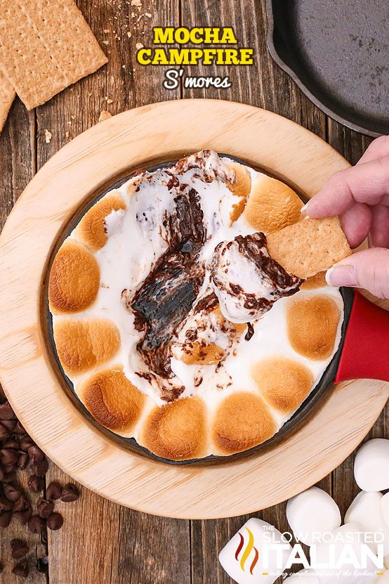 Mocha Campfire S’mores Dip