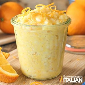 Cup of Orange Creamsicle Rice Pudding