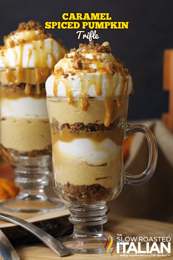 Caramel Spiced Pumpkin Trifle