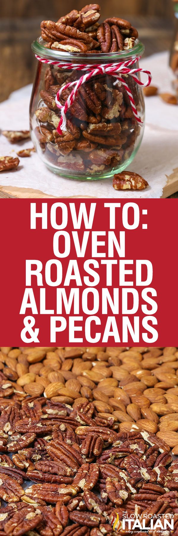 oven roasted almonds and pecans