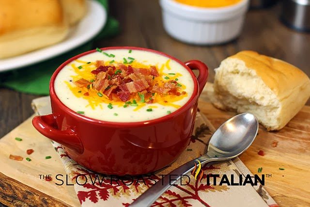 fully loaded cheesy baked potato soup