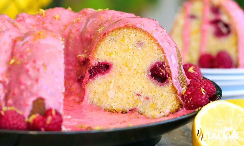 raspberry lemonade bundt cake