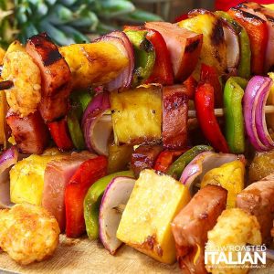 Grilled Hawaiian Ham Kabobs