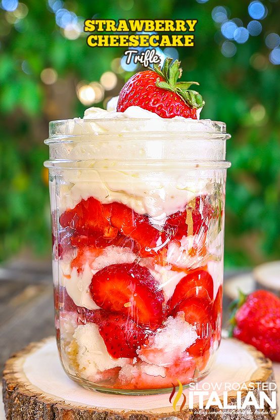 Strawberry Cheesecake Trifle