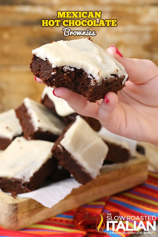 Mexican Hot Chocolate Brownies