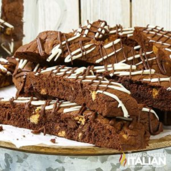 stack of Italian biscotti