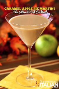 caramel apple pie martini