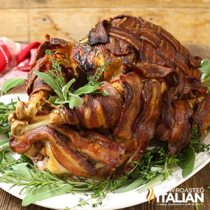 bacon wrapped turkey