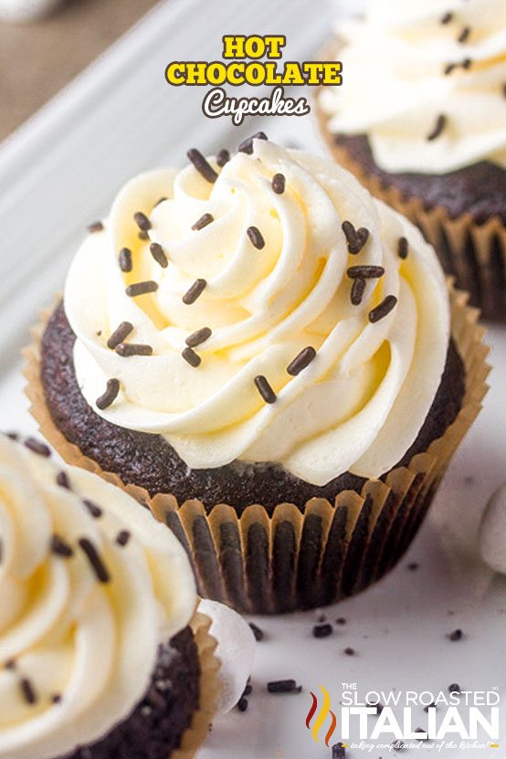 hot chocolate cupcakes 