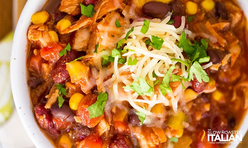 bowl turkey chili