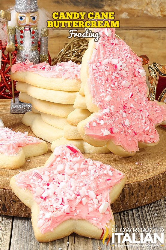 candy cane buttercream