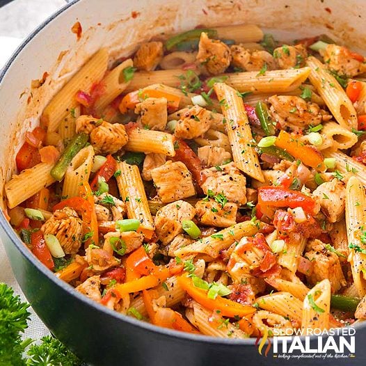 One-Pot Chicken Fajita Pasta