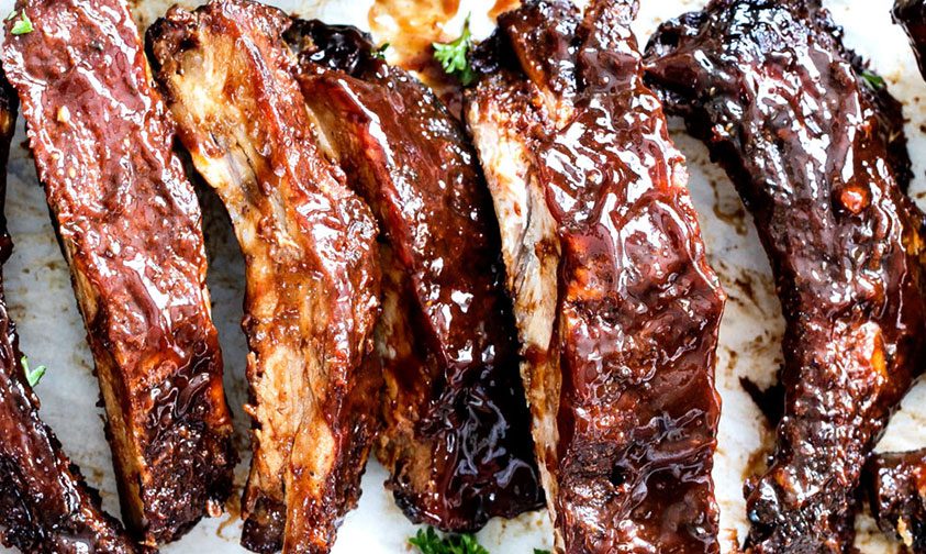 slow cooker barbecue ribs for game day 