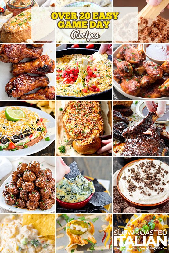 20+ Easy Game Day Recipes