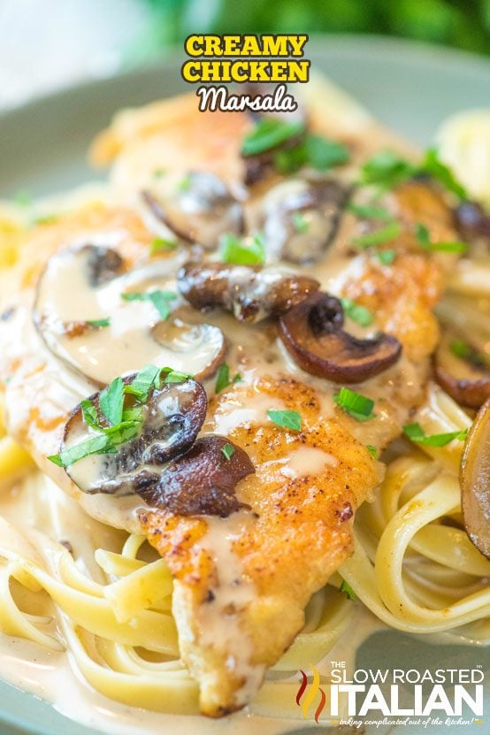 Creamy Chicken Marsala