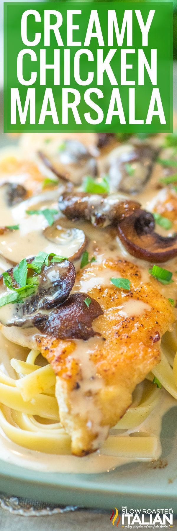 creamy chicken marsala -pin