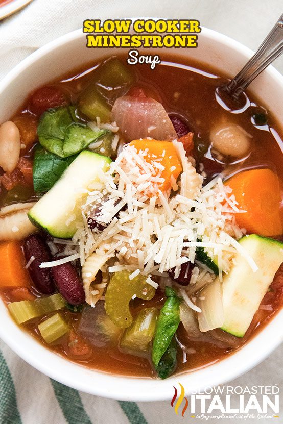 Slow Cooker Minestrone Soup