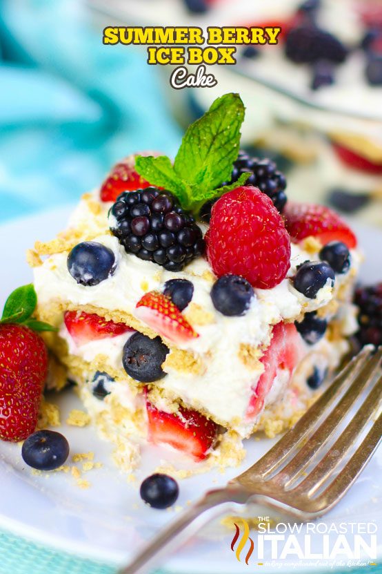 Summer Berry Icebox Cake