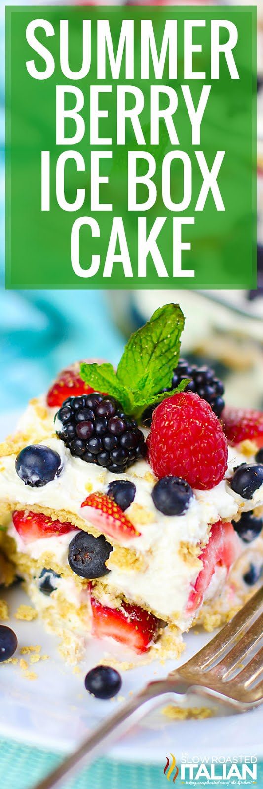 summer berry ice box cake -pin