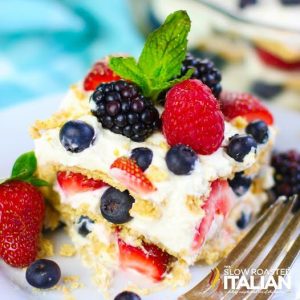 Summer Berry Icebox Cake