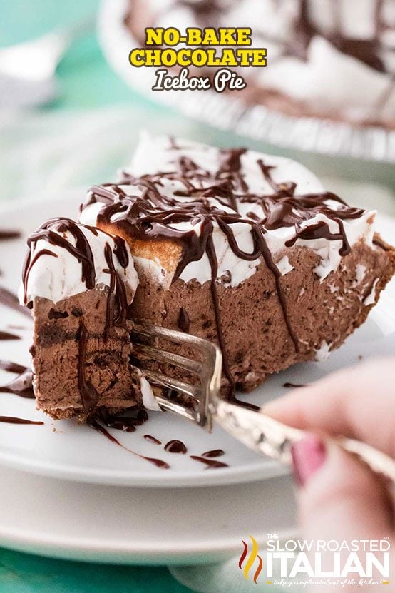 No-Bake Chocolate Icebox Pie