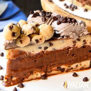 No-Bake Cookie Dough Ice Cream Cake