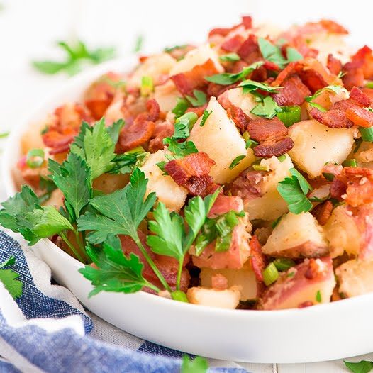 German potato salad in a bowl