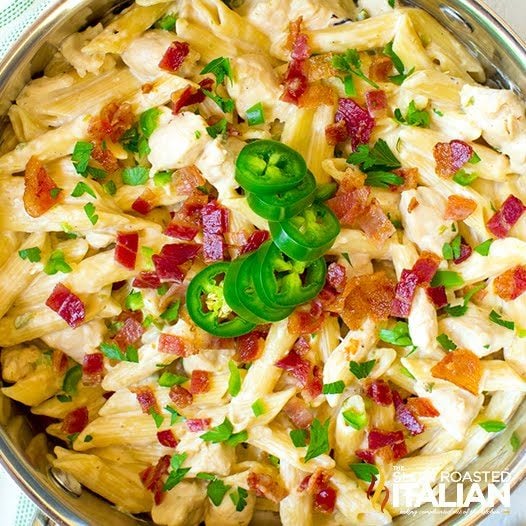 Jalapeno Popper Chicken One Pot Pasta