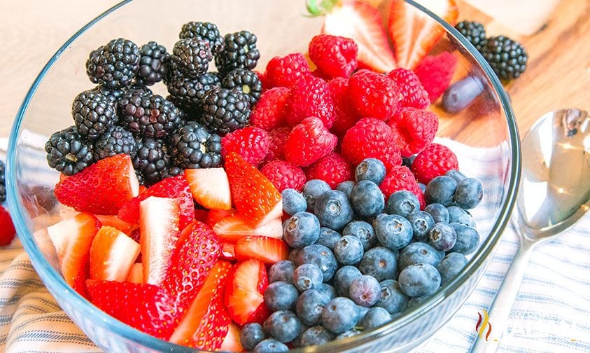 bowl of fresh fruit