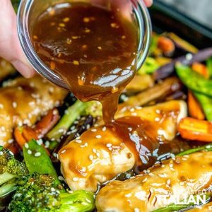 One-Pan Honey Garlic Chicken and Veggies