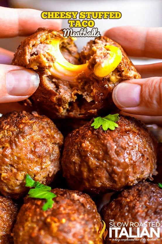 Cheesy Tex Mex Meatballs