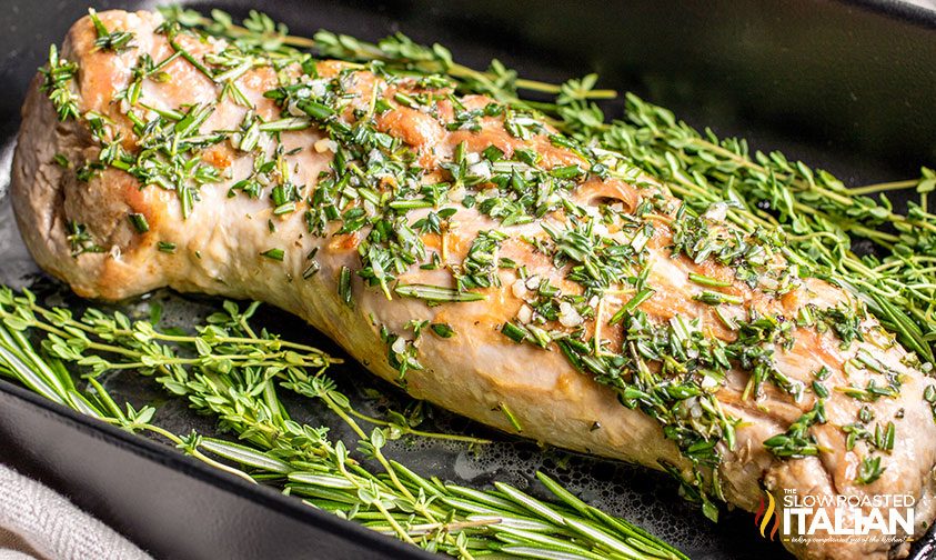 herb roasted pork tenderloin cooked