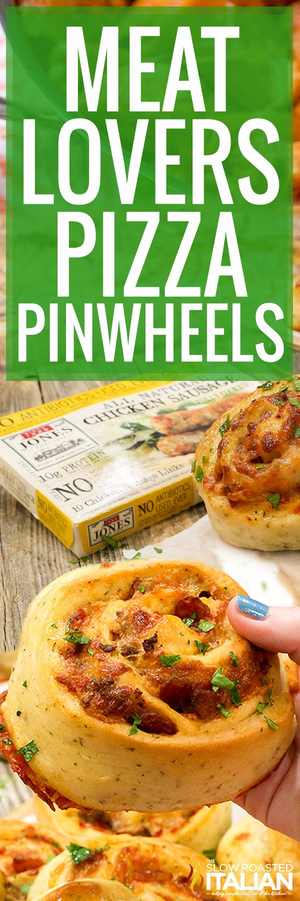 titled image (and shown): meat lovers pizza pinwheels