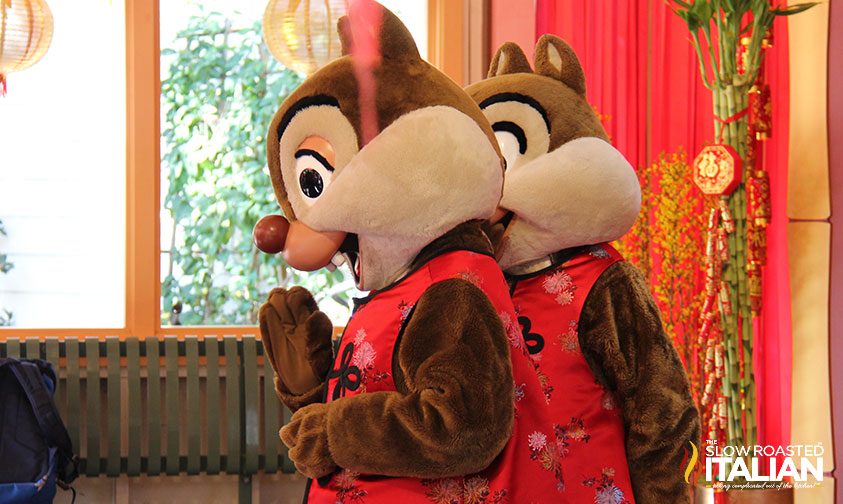 Chip and Dale at Disneyland Resort