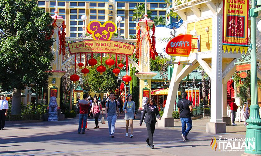 year of the rooster sign at Disney