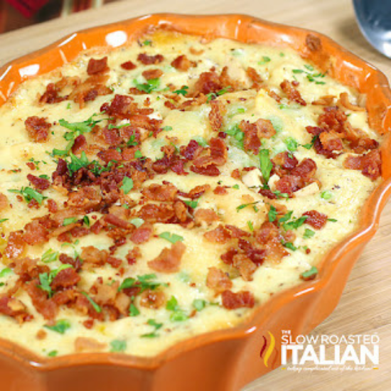 pierogi bake in casserole dish