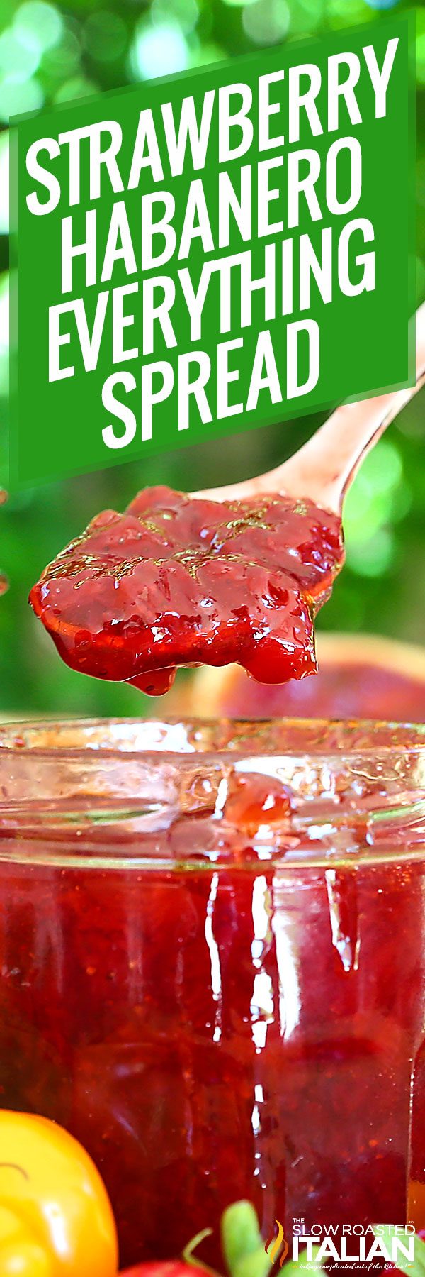 strawberry habanero spread -pin