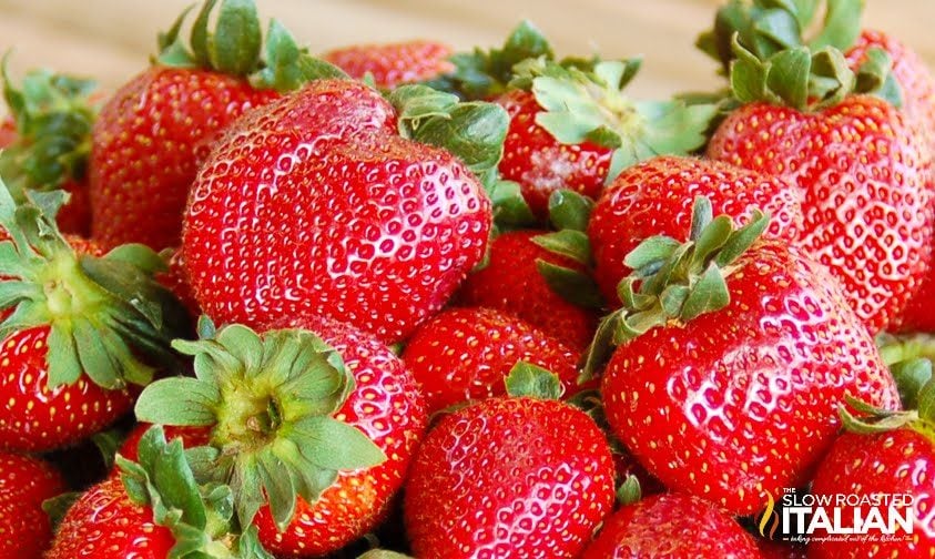 fresh strawberries